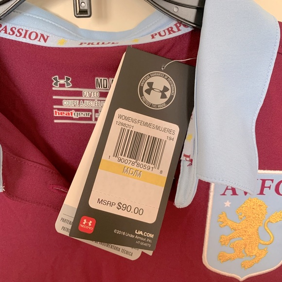 Under Armour Aston Villa Women’s Soccer Jersey - Picture 2 of 3